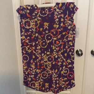 LulaRoe Lula Roe Mae dress pockets short sleeve 12